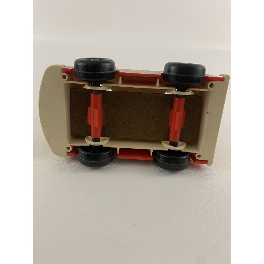 Fisher Price Mini Bus Push Along Vehicle Bumpy Ride Little People Vintage 1969 - Picture 6 of 6